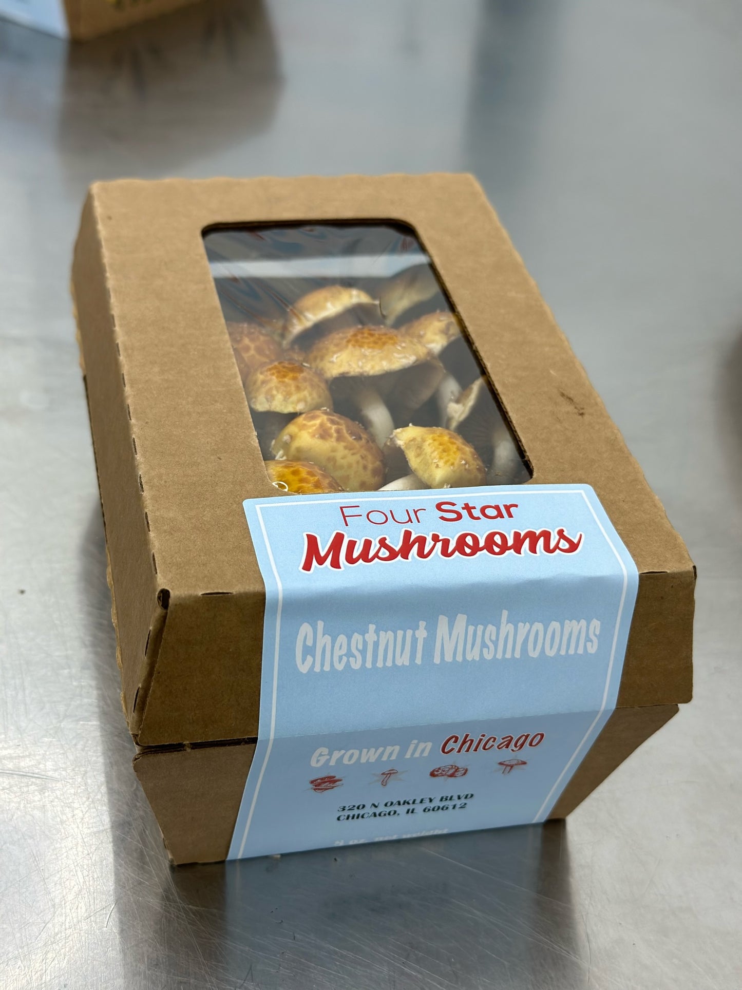 Chestnut Mushroom 8oz Pack - 4lb case (8 units)
